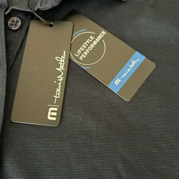 Travis Matthew Women's She Fancy 2.0 Polo Shirt Vintage Indigo/Black Size XL - Picture 7 of 12